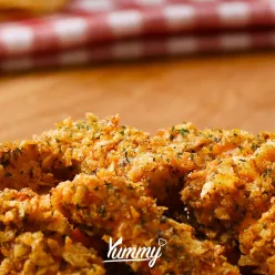 Salmon Chip Potato Crusted