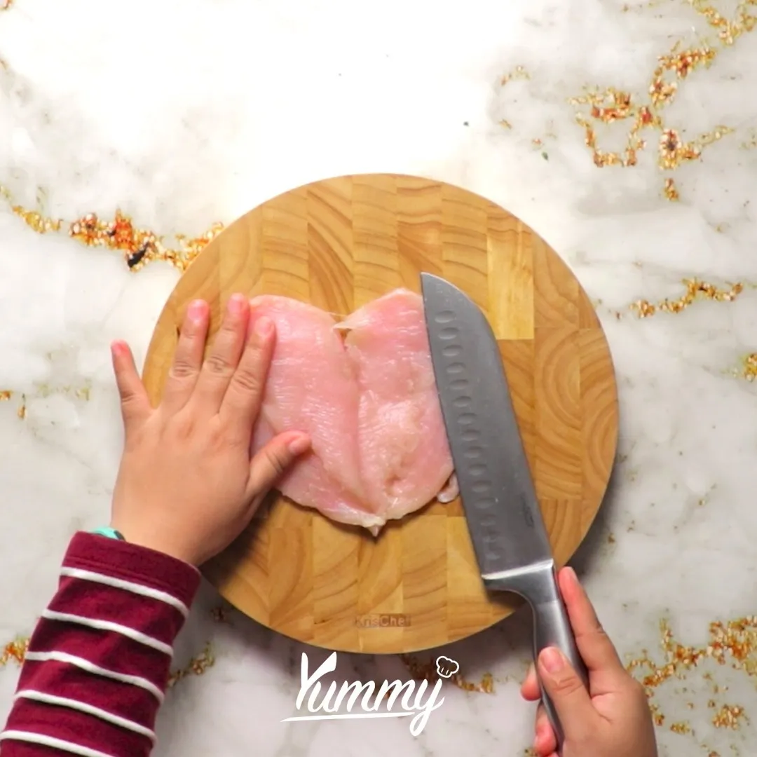 Step 1 Sausage Chicken Roll
