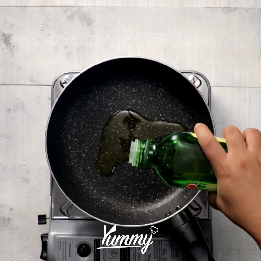Step 1 Tumis Jamur Kancing