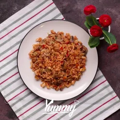 Nasi Goreng Jamur Pedas