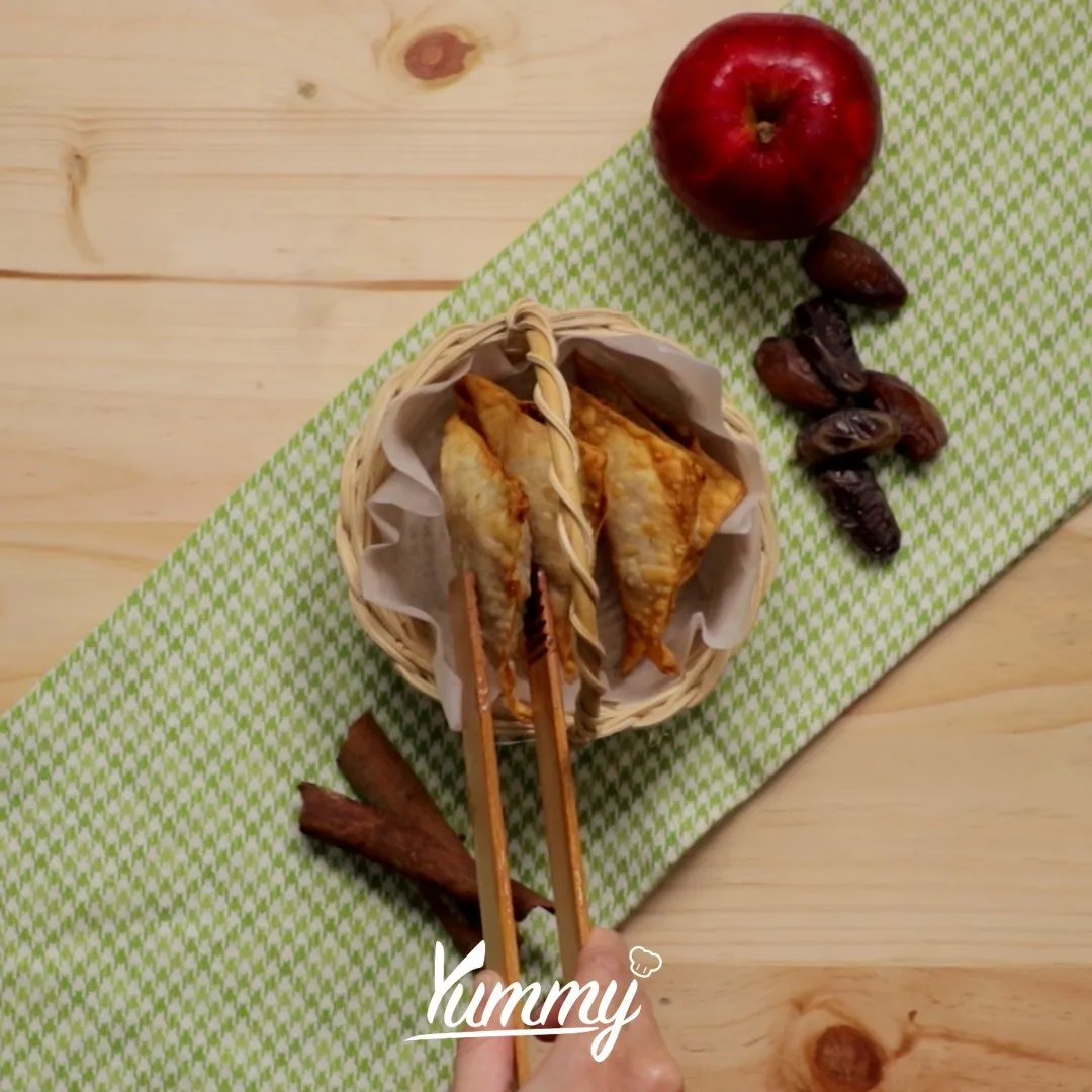 Step 5 Pie Kurma Apel Goreng