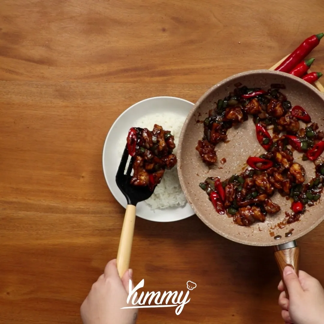 Step 5 Nasi Ayam Saus Tiram