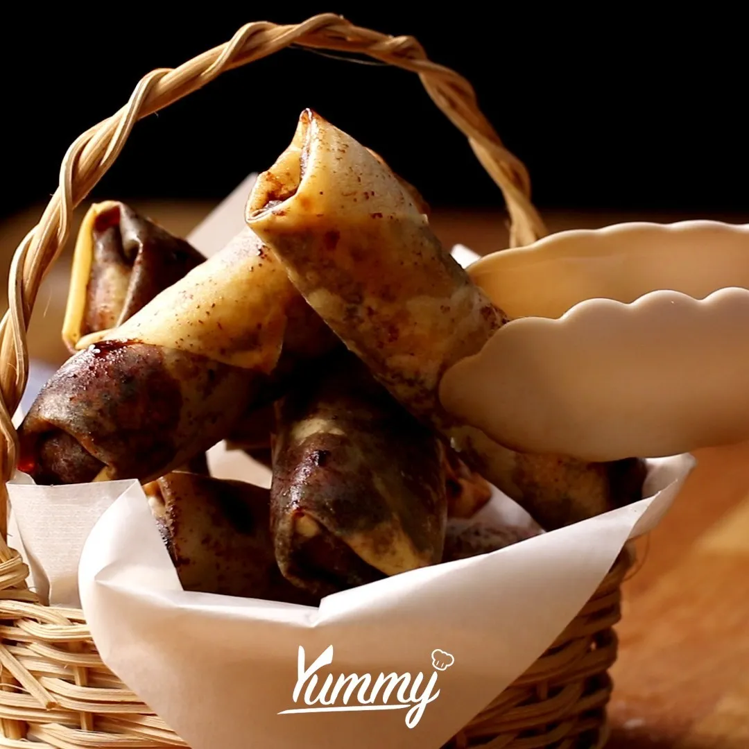 Step 5 Banana Spring Roll