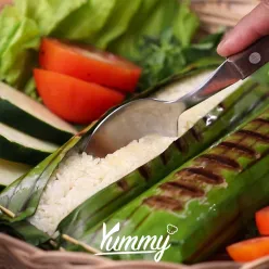 Nasi Bakar Ayam Pedas