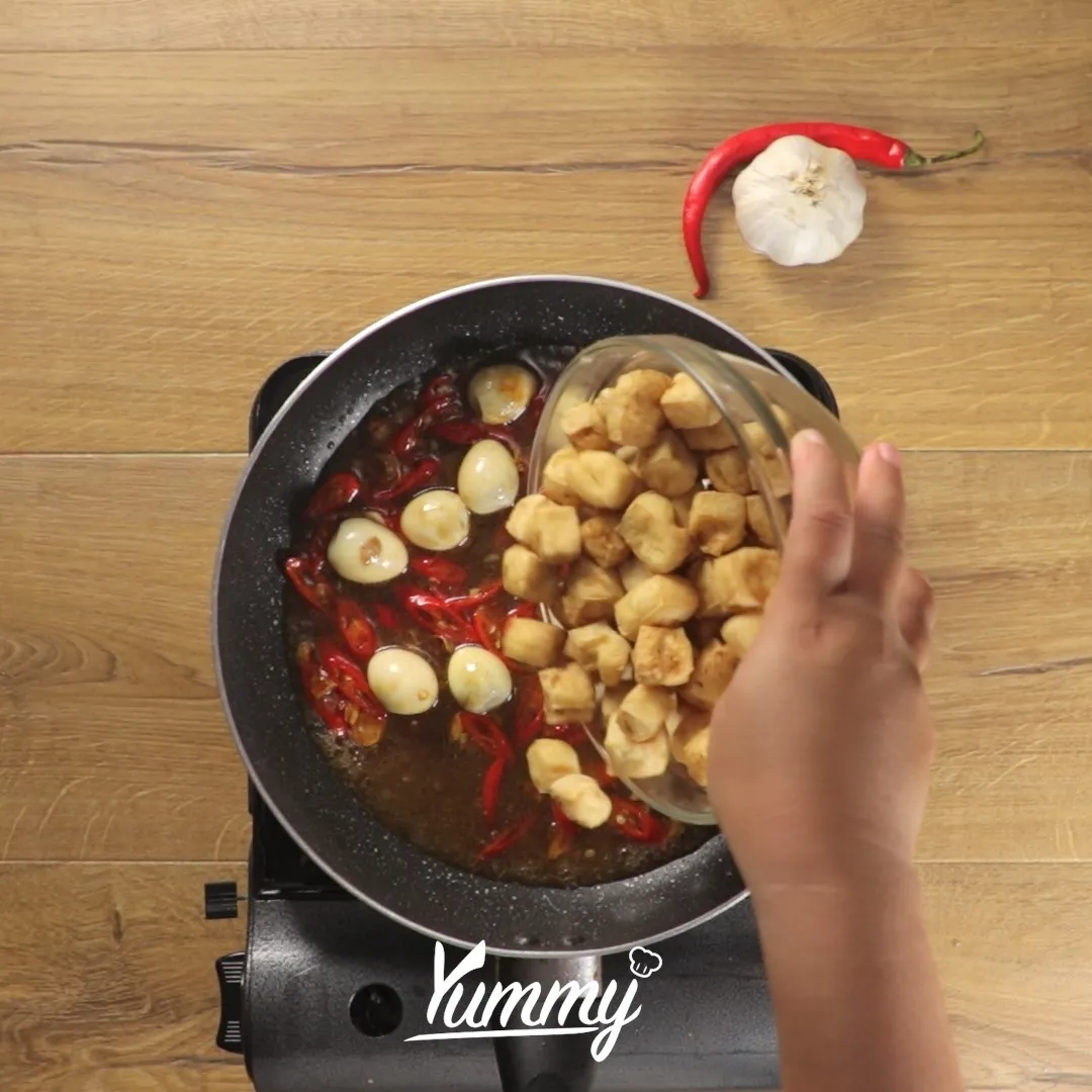 Step 3 Tumis Tauge Telur Puyuh