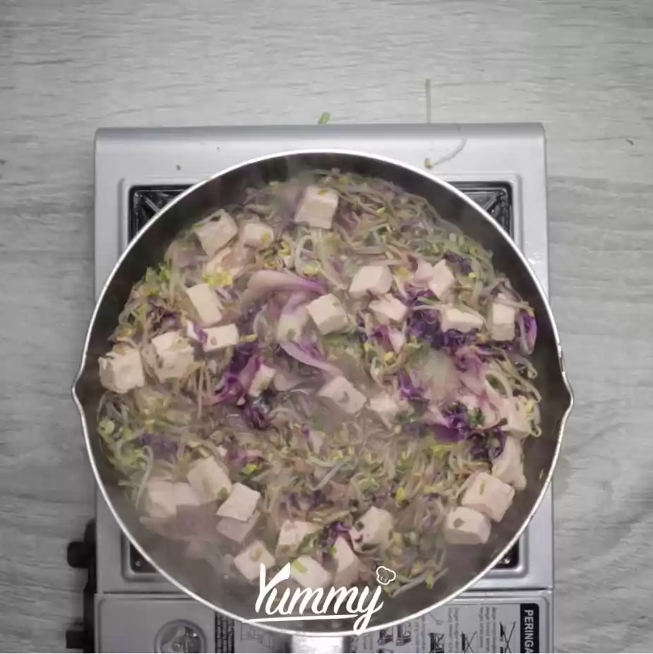 Step 2 Pangsit Isi Tumis Sayur
