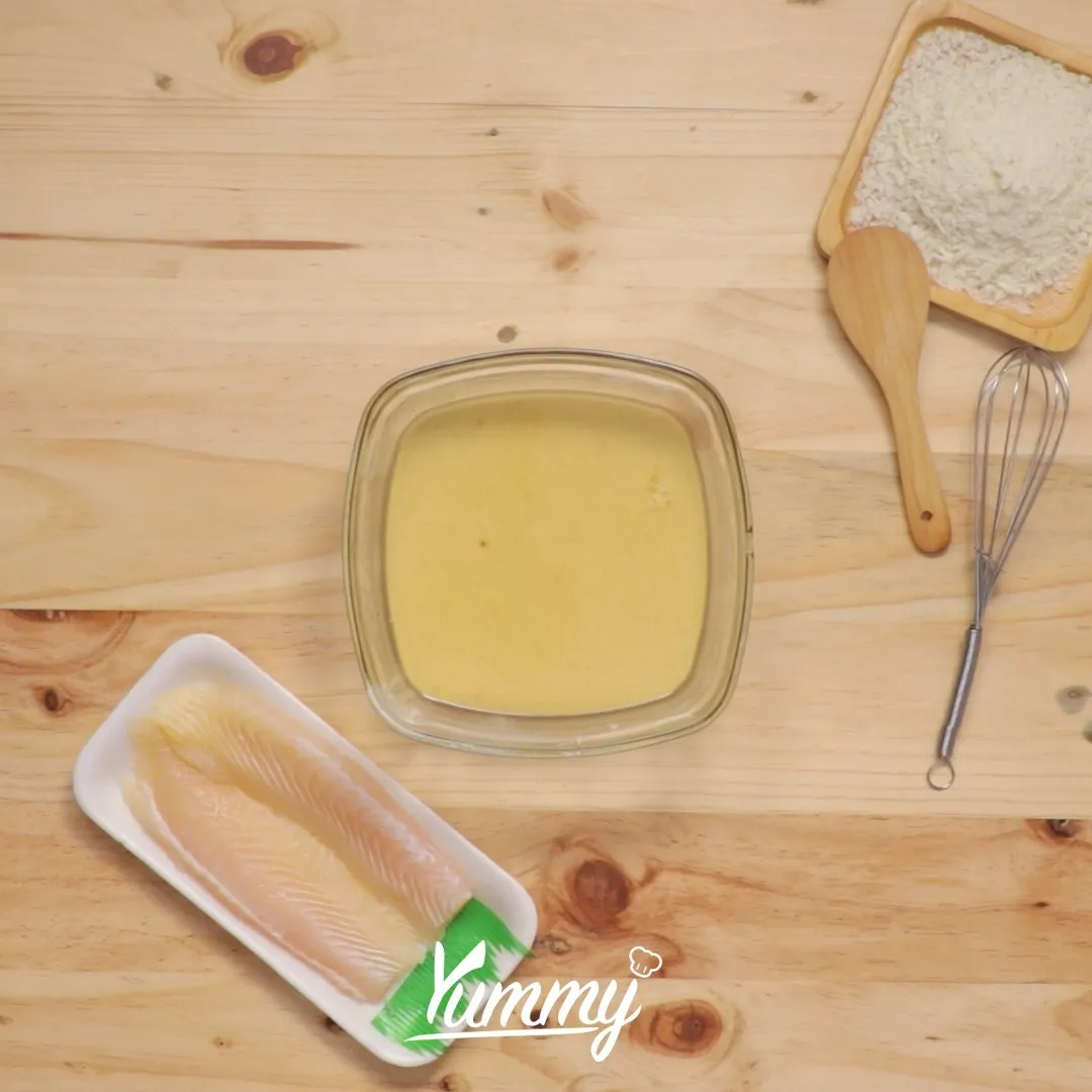 Step 1 Dori Krispi Saus Madu