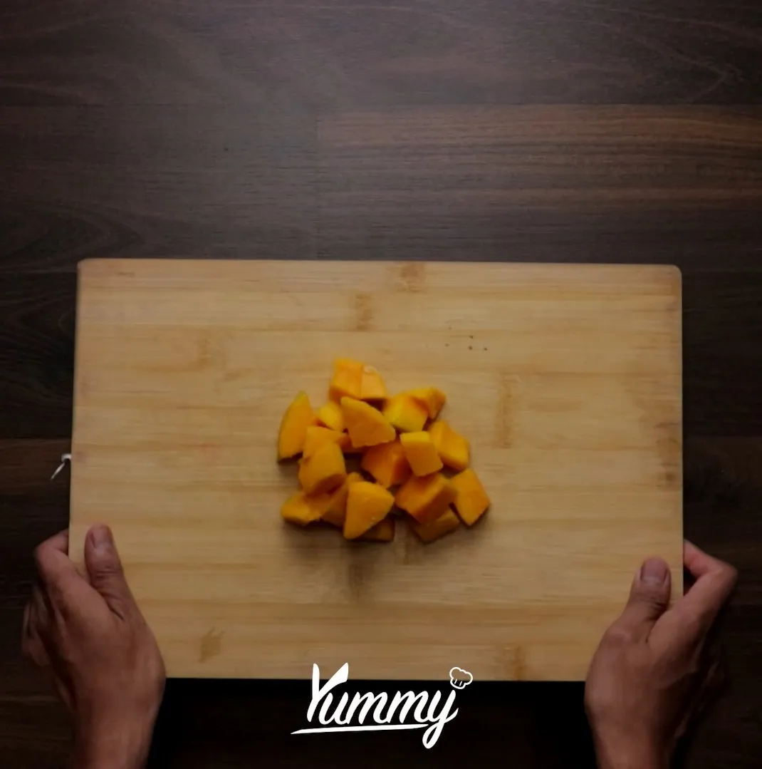 Step 1 Mango Sorbet
