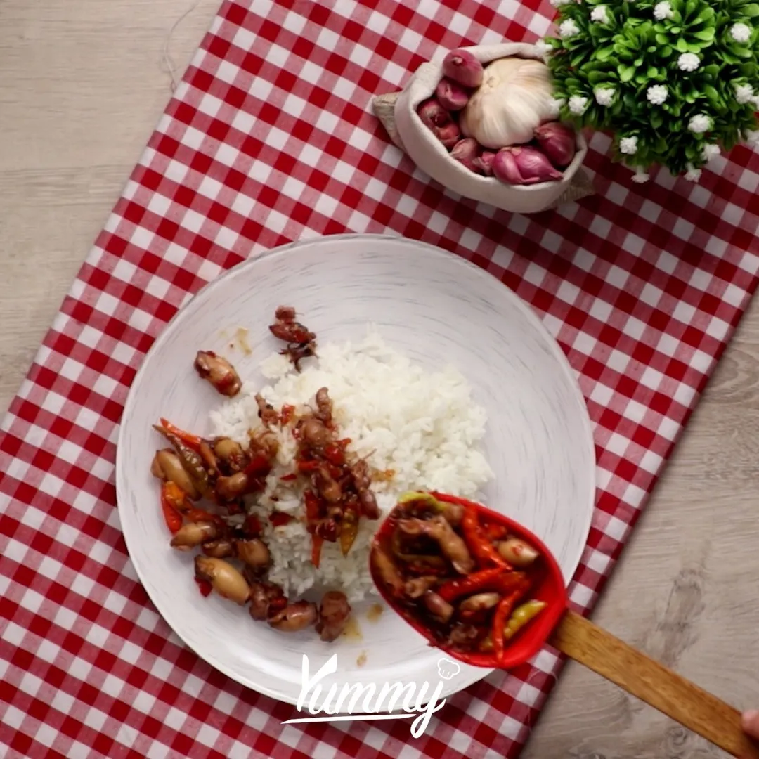 Step 5 Oseng Cumi Pedas