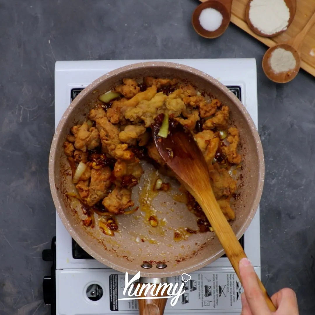 Step 4 Bekal Ayam Goreng Saus Mentega