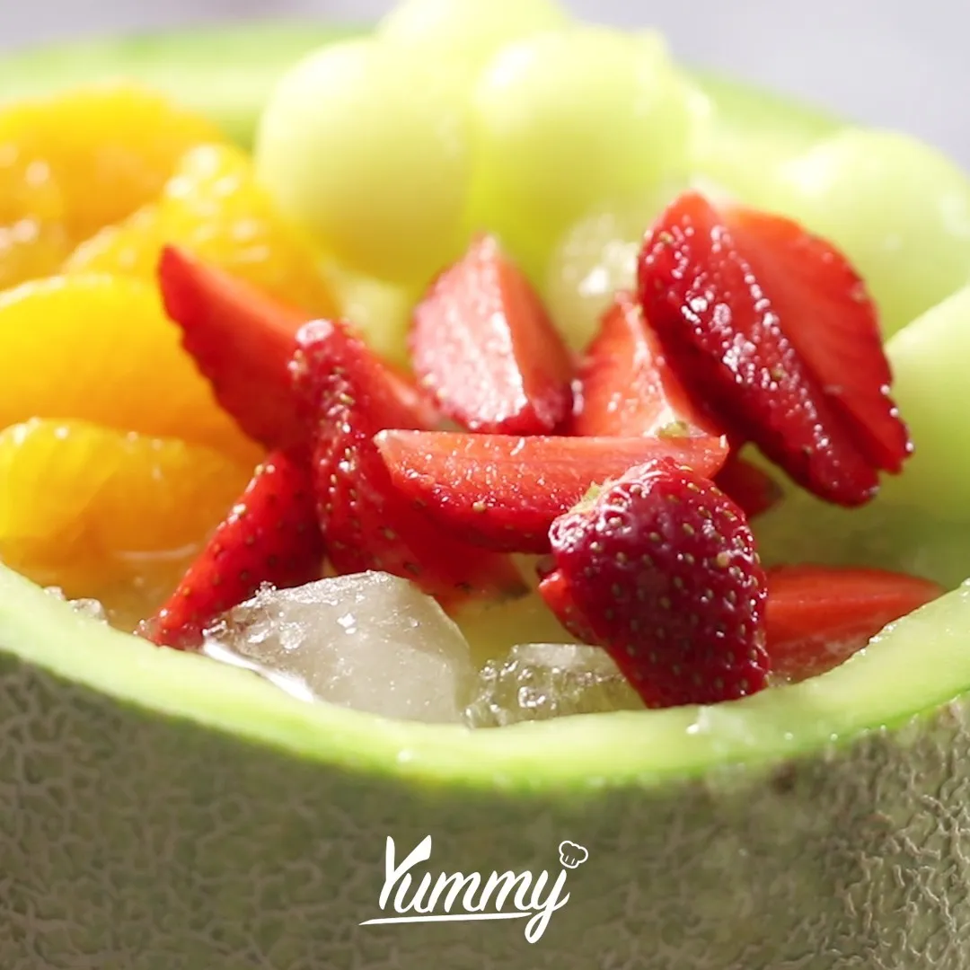 Step 4 Ice Melon Bowl