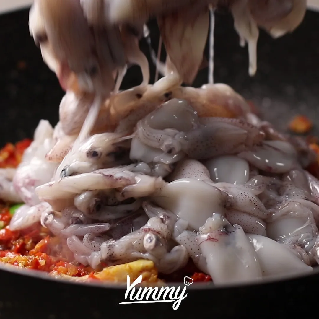 Step 3 Oseng Cumi Pedas