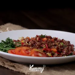 Nasi Goreng Beras Merah