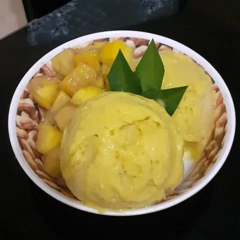 Jika sudah membeku, sajikan.