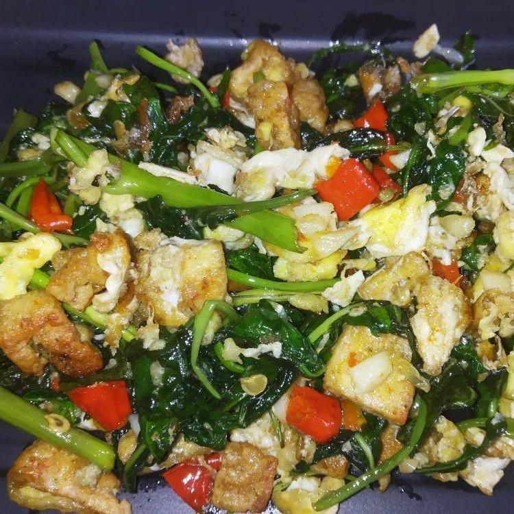 Kangkung Tahu Telur #INDONESIAKAYA