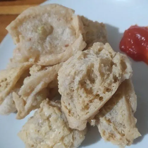 Sudah matang siap di sajikan. Hasil nya keriting bagian luar.