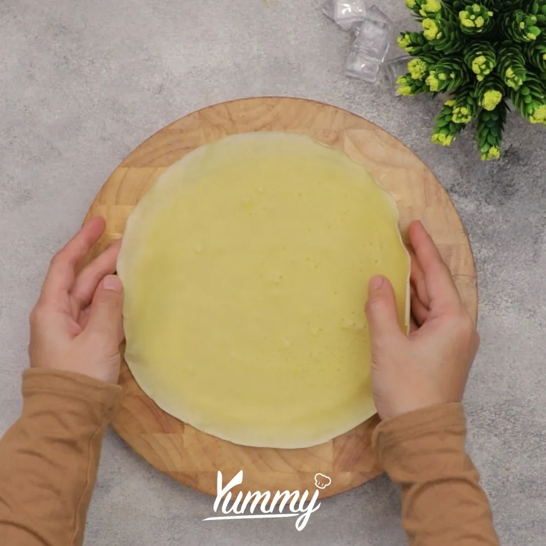 Step 5 Durian Crepes