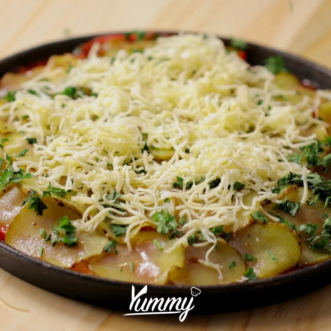 Step 4 Pizza Kentang