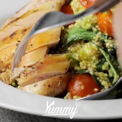 Quinoa Salad With Grilled Chicken