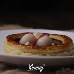 Puff Coklat Kacang