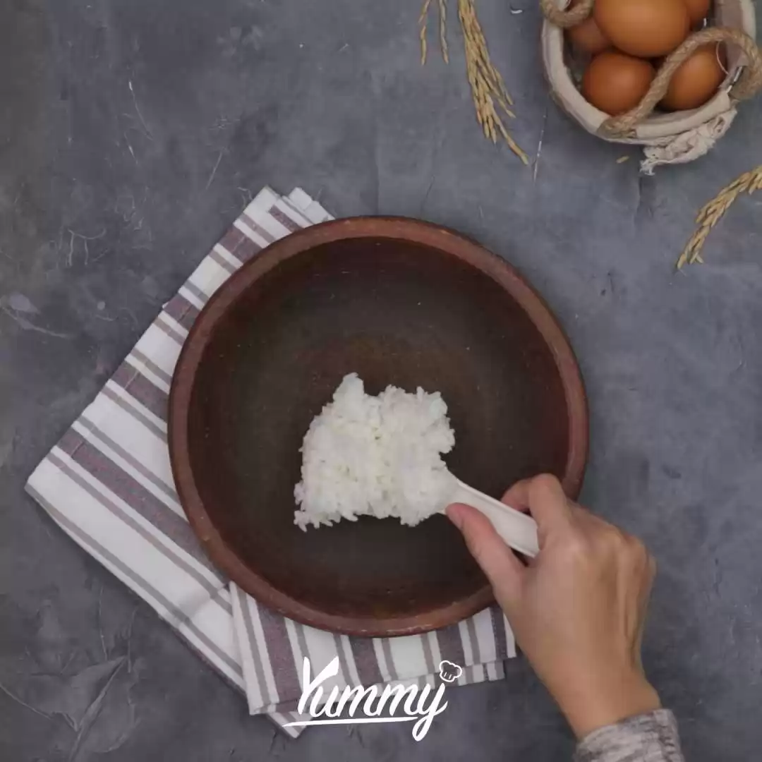 Step 1 Crispy Cireng Nasi