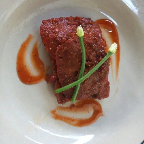 Daging siap disajikan.