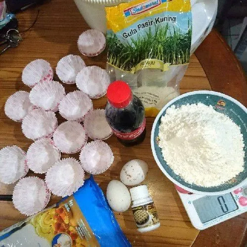 Siapkan semua bahan bahan.