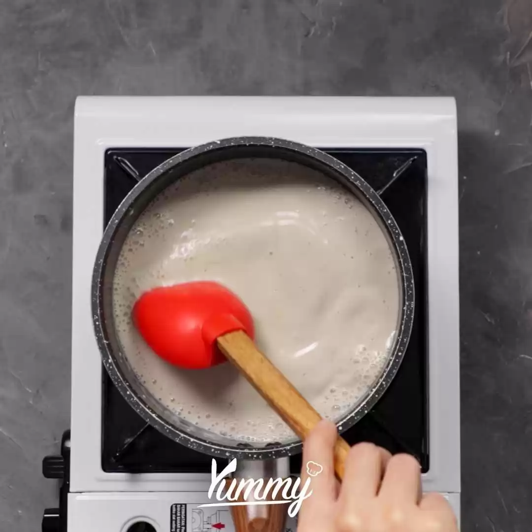Step 1 Puding Beras Jahe