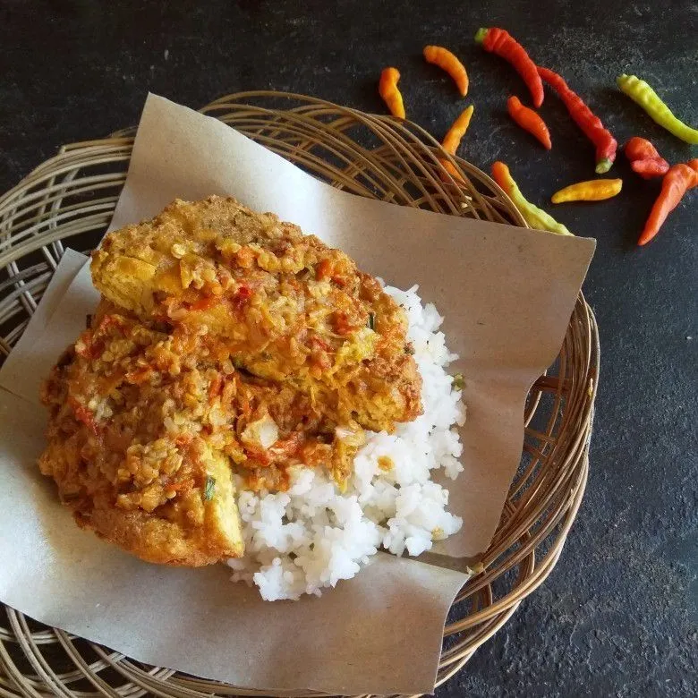 Telur Tahu Sambal Korek #AlaAnakKos