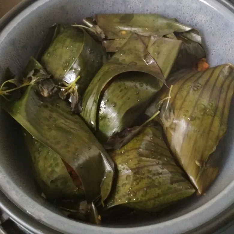 Step 10 Pepes Ayam Kemangi