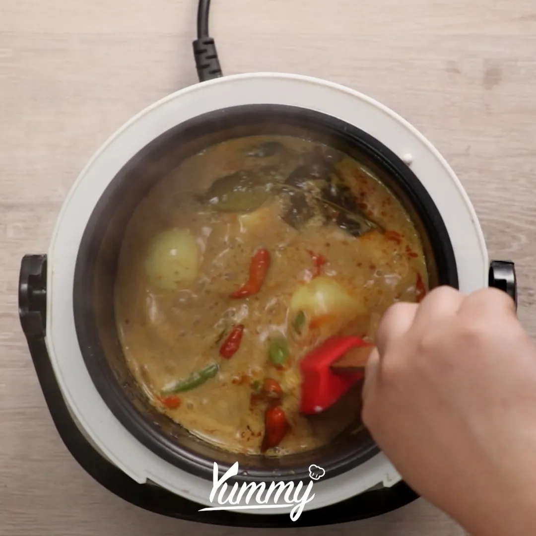 Step 4 Krecek Telur Rice Cooker