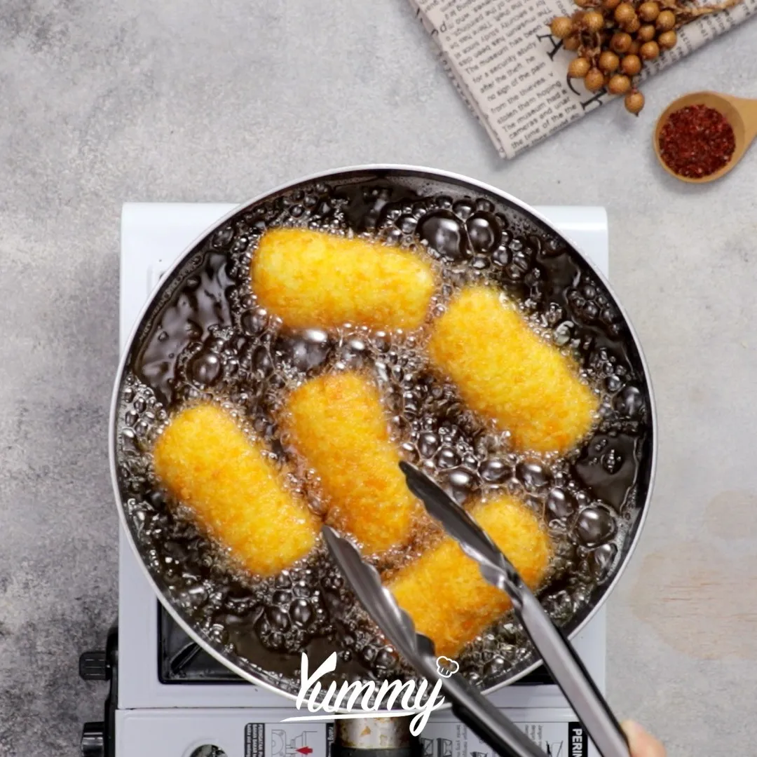 Step 5 Risol Kornet Keju Telur