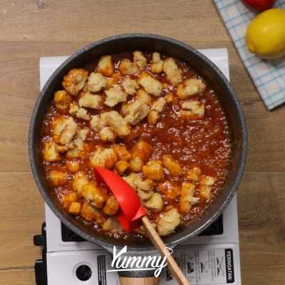 Step 4 Crispy Tofu Asam Pedas