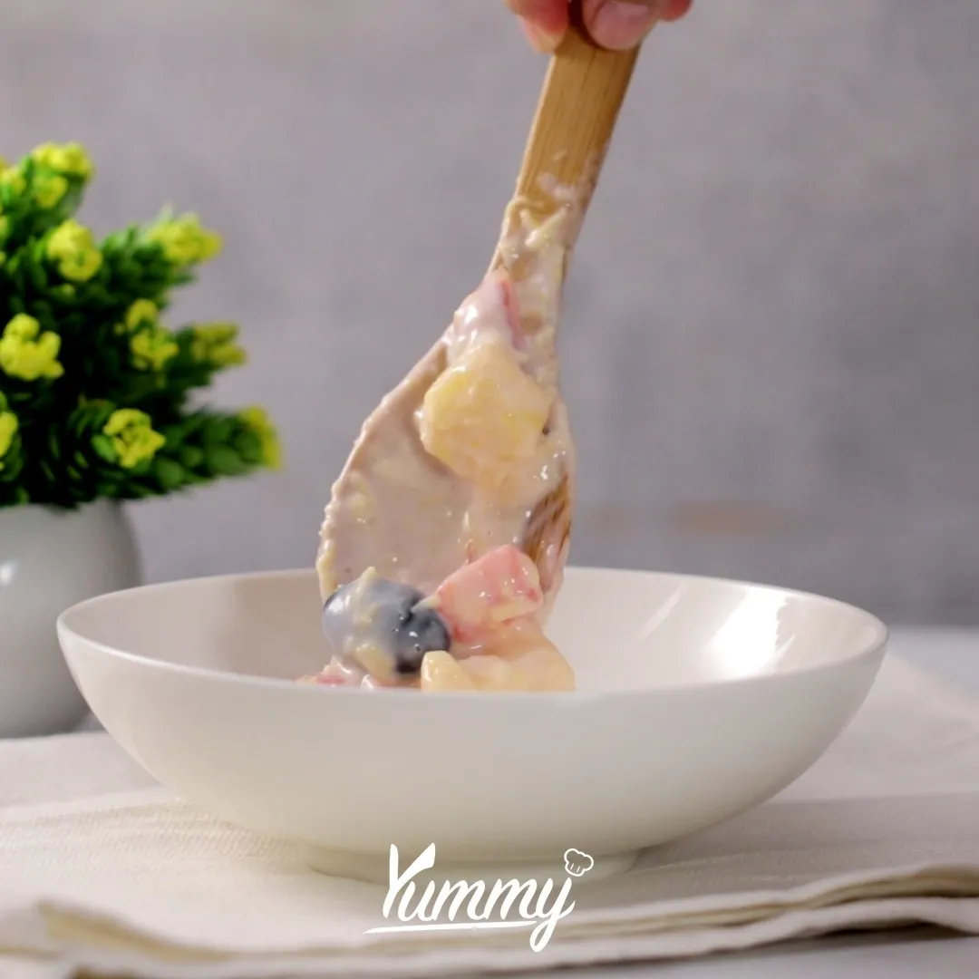 Step 5 Salad Buah Yoghurt
