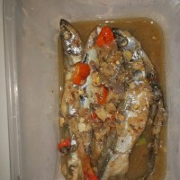 Ikan Capelin Garlic Kuah Pedas