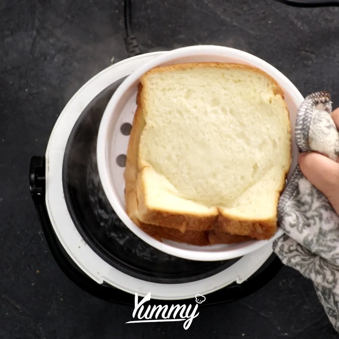 Step 5 Roti Kukus Ala Anak Kost