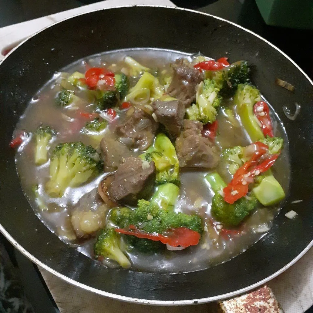 Brokoli Cah Daging #RabuEkstraPoin