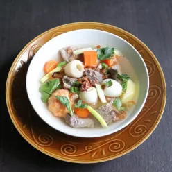 Sup Daging Telur Puyuh