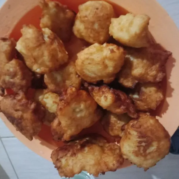 Setelah digoreng, angkat dan tunggu hingga dingin.