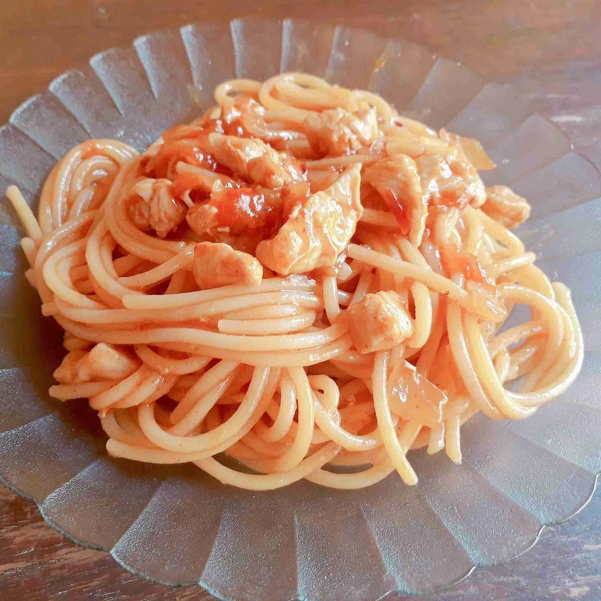 Spaghetti Ayam