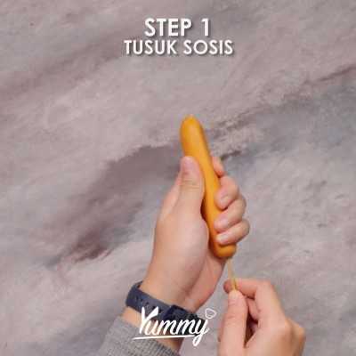 Step 1 Hot Dog Kentang