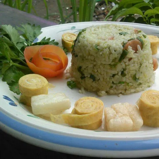 Nasi Goreng Hijau Sosis