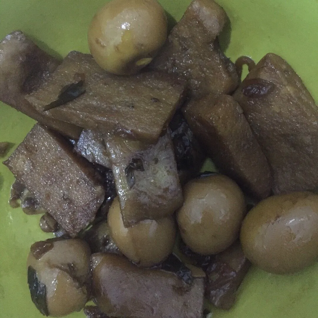 Telur Puyuh Tempe Bacem #AlaAnakKos