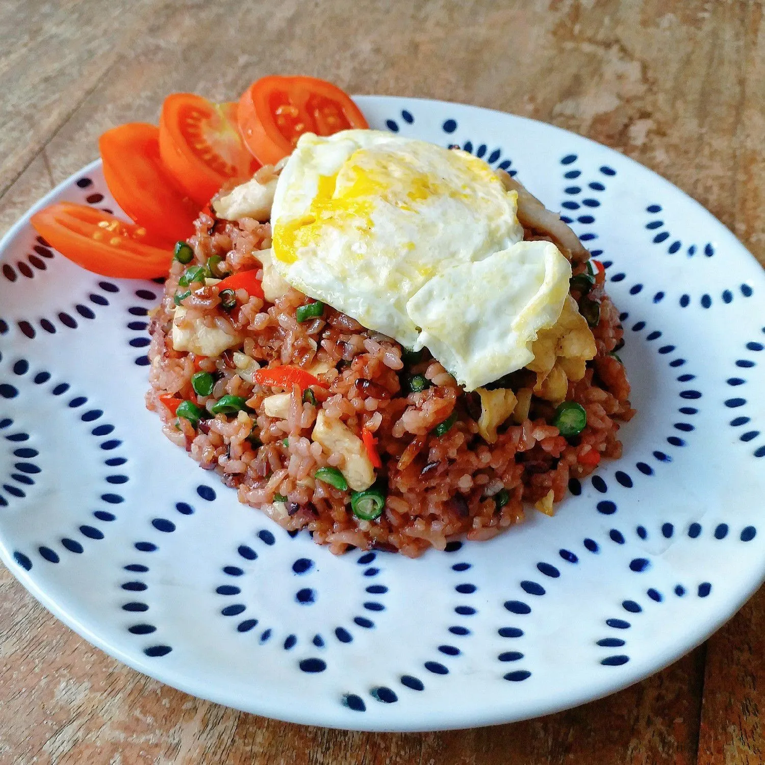 Nasi Hitam Goreng Ayam