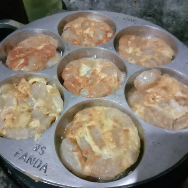 Lalu balik hingga ke 2 sisi matang.