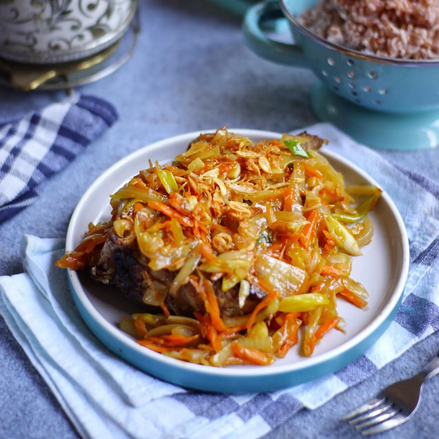 Ikan Kakap Saos Tiram