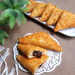 Roti Tawar Goreng Pisang Coklat