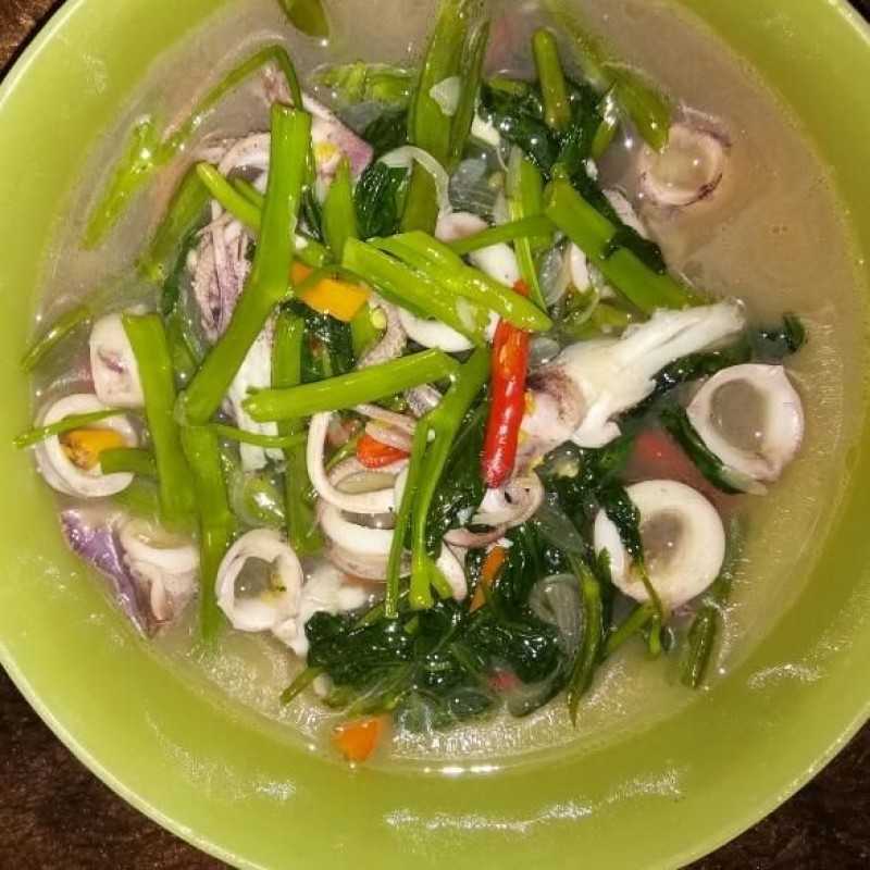 Resep Tumis Kangkung Cumi Asin Dari Chef Cania Ellisa Putri Yummy App