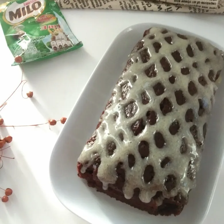 Eggless Milo Cake #RabuEkstraPoin