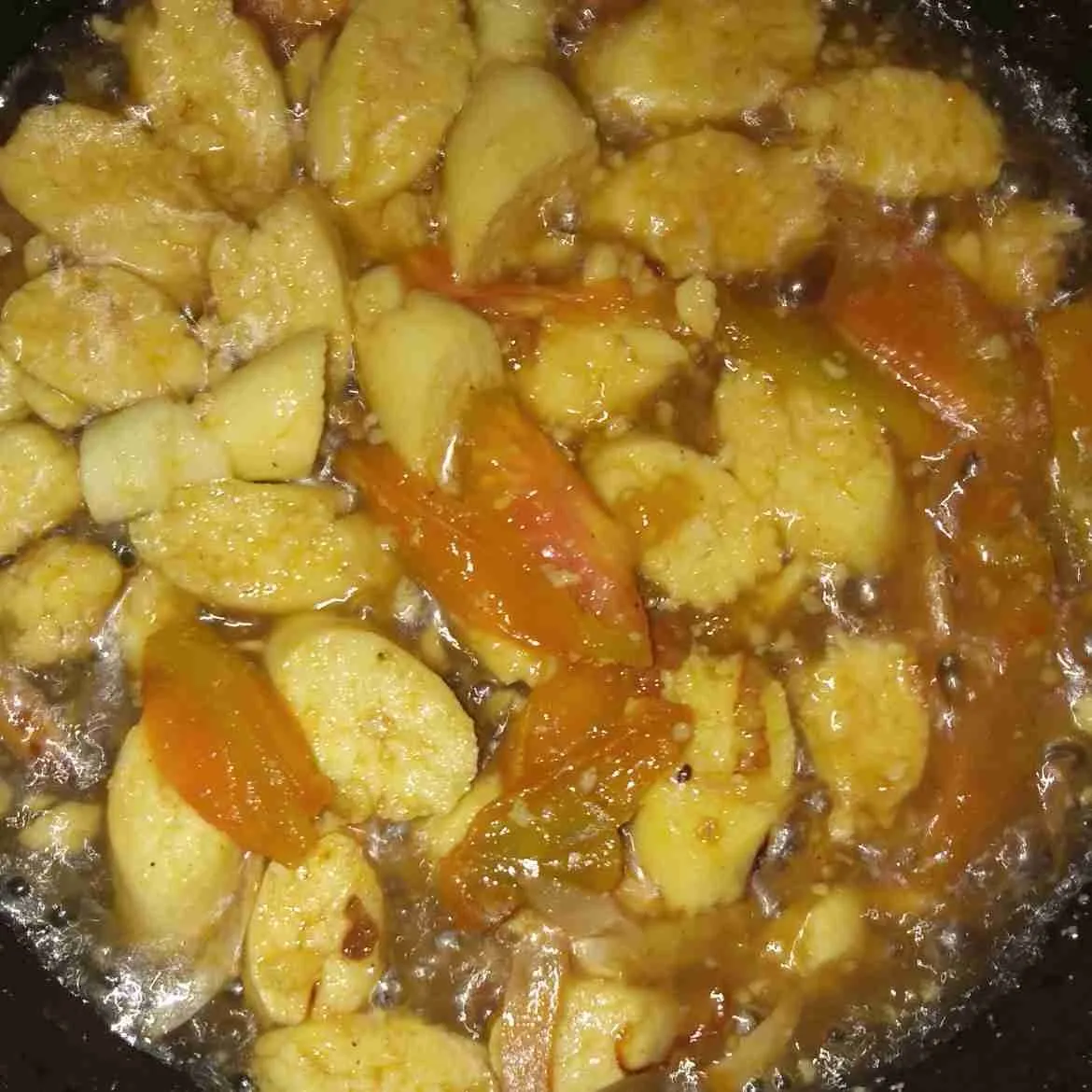 Step 6 Tumis Telur Tebu